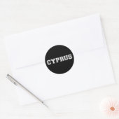 Cyprus Ronde Sticker (Envelop)