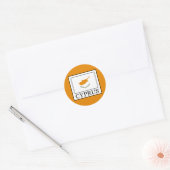 Cyprus Ronde Sticker (Envelop)