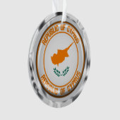 Cyprus Round Emblem Ornament (voorkant)