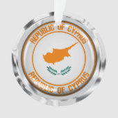 Cyprus Round Emblem Ornament (voorkant)