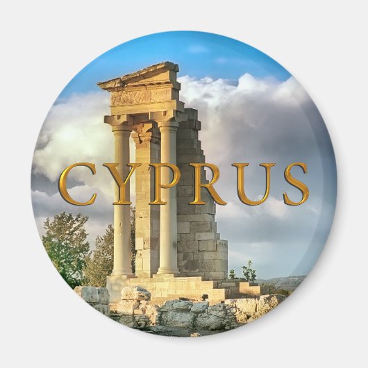 Cyprus ruïne magneet (Voorkant)