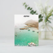 Cyprus Scenery Travel Illustratie Briefkaart (Staand voorkant)
