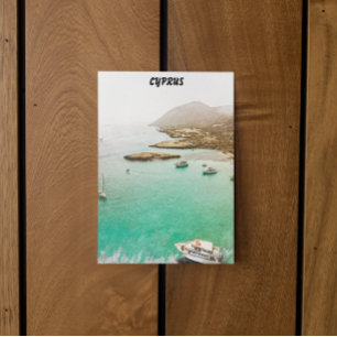 Cyprus Scenery Travel Illustratie Briefkaart