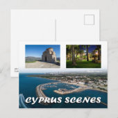Cyprus scenes briefkaart (Voorkant / Achterkant)