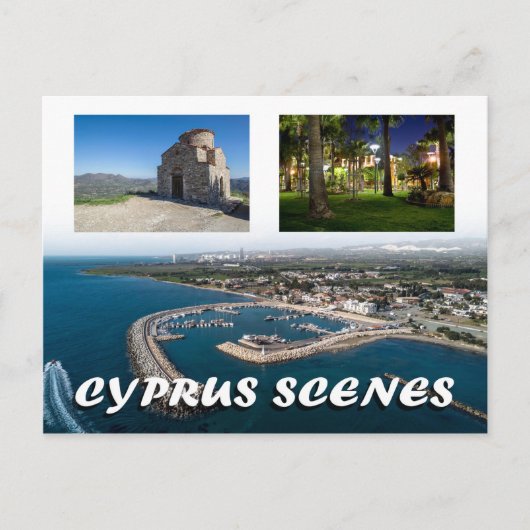 Cyprus scenes briefkaart (Voorkant)