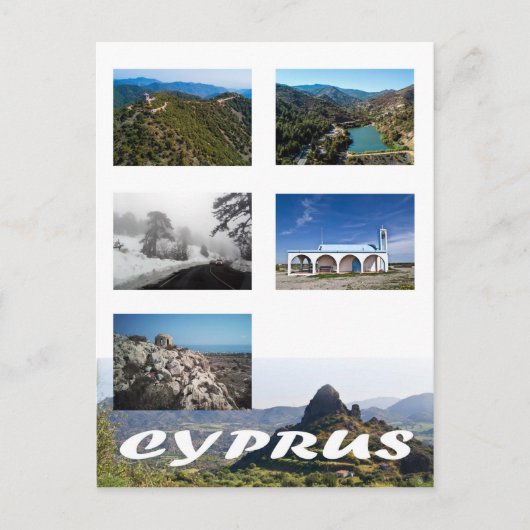 Cyprus scenes briefkaart (Voorkant)