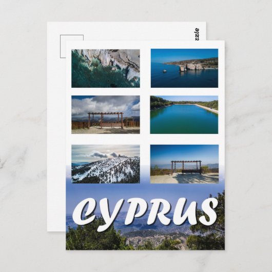 Cyprus scenes briefkaart (Voorkant / Achterkant)