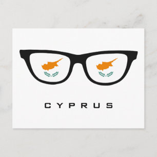 Cyprus Shades aangepaste tekst & kleur briefkaart