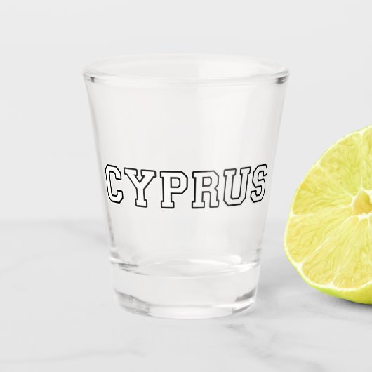 Cyprus Shot Glas (Voorkant)