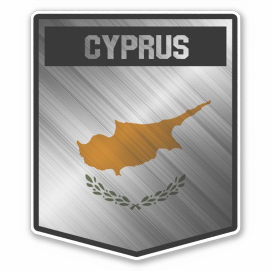 Cyprus Sticker (Voorkant)