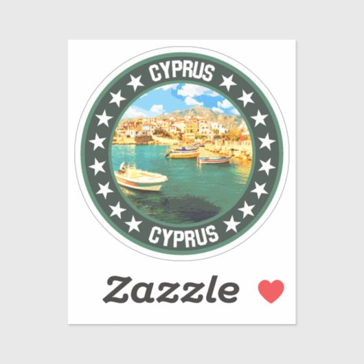 Cyprus Sticker (Vel)