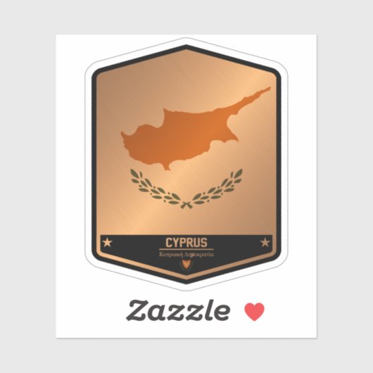 Cyprus Sticker (Vel)