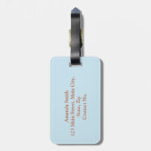 Cyprus Symbolen voor reisliefhebbers Bagagelabel (Achterkant verticaal)