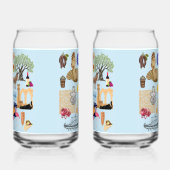 Cyprus Symbolen voor reisliefhebbers Blikvorm Glas (Links)