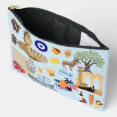 Cyprus Symbolen voor reisliefhebbers Etui (Open)