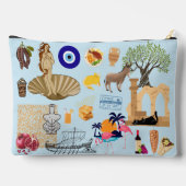 Cyprus Symbolen voor reisliefhebbers Etui (Achterkant)