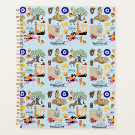 Cyprus Symbolen voor reisliefhebbers Planner