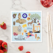 Cyprus Symbolen voor reisliefhebbers Servet (Insitu)