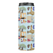 Cyprus Symbolen voor reisliefhebbers Thermosbeker (Achterkant)