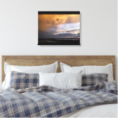 Cyprus troebel zonnedoek canvas afdruk (Insitu (Slaapkamer))