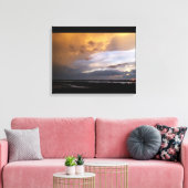Cyprus troebel zonnedoek canvas afdruk (Insitu (Woonkamer))