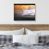 Cyprus troebel zonnedoek canvas afdruk (Insitu (Slaapkamer))