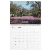Cyprus Twee pagina grote kalender, wit Kalender (Feb 2027)