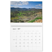 Cyprus Twee pagina grote kalender, wit Kalender (Mar 2027)