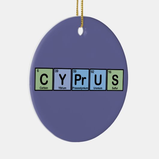 Cyprus van Elementen Keramisch Ornament (Rechts)