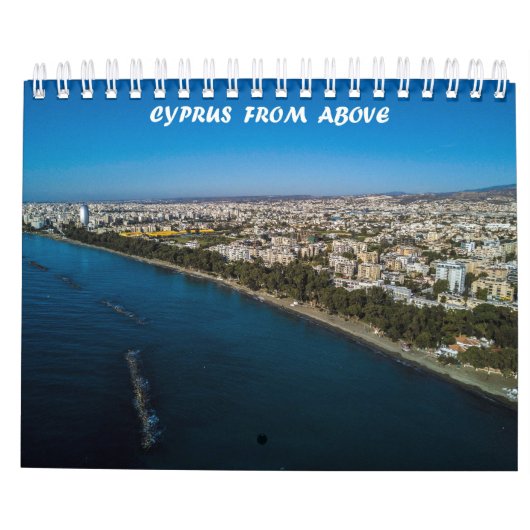 Cyprus vanuit de lucht Kalender (Achterkant)