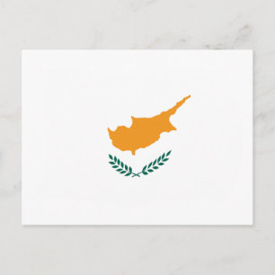 Cyprus Vlag Ansichtkaart Briefkaart