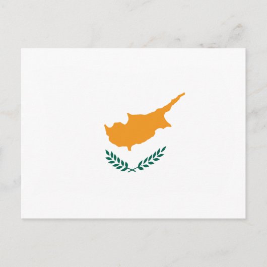 Cyprus Vlag Ansichtkaart Briefkaart (Voorkant)