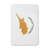 Cyprus Vlag Badmat (Voorkant Verticaal)