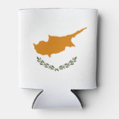 Cyprus Vlag Blikjeskoeler (Voorkant)