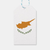 Cyprus vlag cadeaulabel (Achterkant)