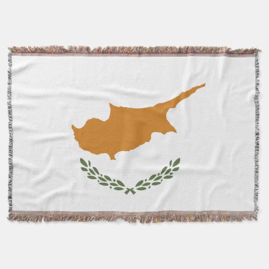 Cyprus vlag deken (Voorkant)