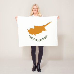 Cyprus Vlag Fleece Deken