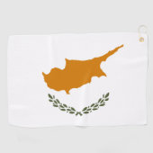 Cyprus Vlag Golfhanddoek (Horizontaal)