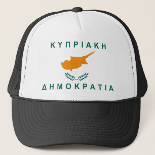 cyprus vlag griekenland tekstnaam trucker pet