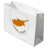 Cyprus Vlag Groot Cadeauzakje (Achterkant Gekanteld)