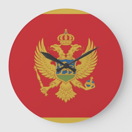 Cyprus Vlag Grote Klok (Voorkant)