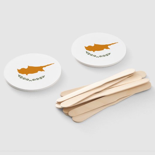 Cyprus Vlag Handwaaier (Niet-gemonteerd)