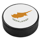 Cyprus Vlag Hockey Puck (3/4)