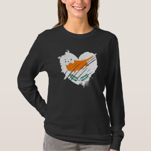 Cyprus Vlag Ik Hou Van Cyprus Het Zit In Mijn Dna  T-shirt