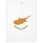 Cyprus vlag klembord (Achterkant)