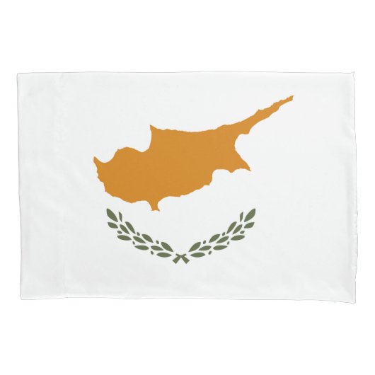 Cyprus Vlag Kussensloop (Voorkant)