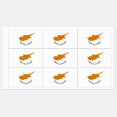 Cyprus Vlag Labels (Vel)