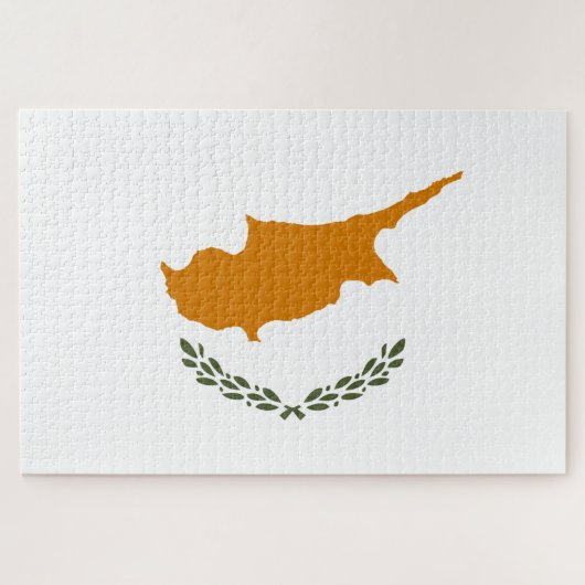 Cyprus Vlag Legpuzzel (Horizontaal)