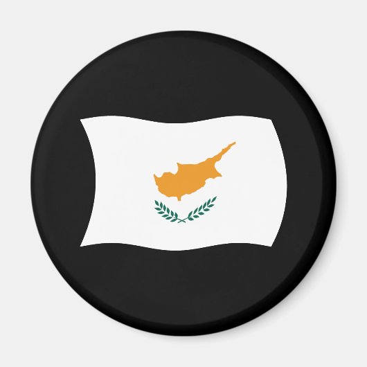 Cyprus Vlag Magneet (Voorkant)