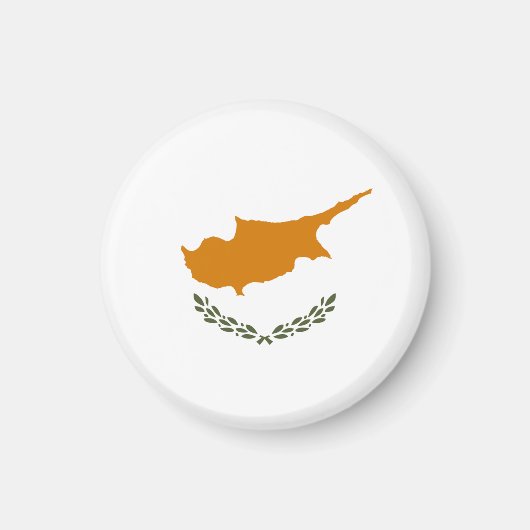 Cyprus Vlag Magneet (Voorkant)